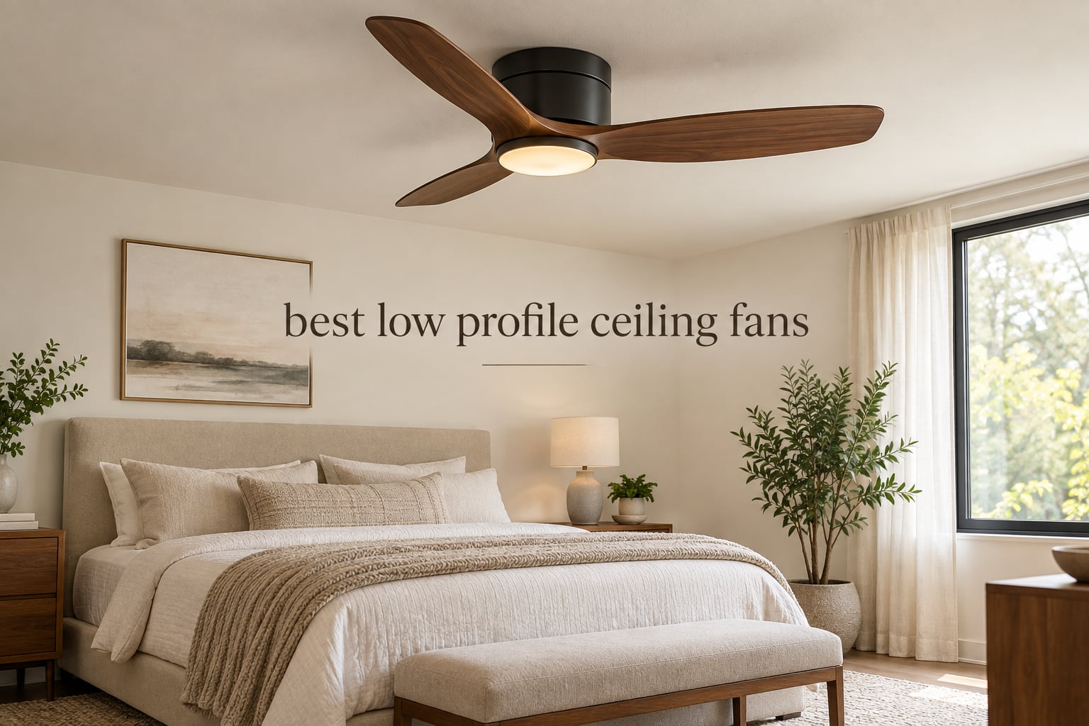 best low profile ceiling fans