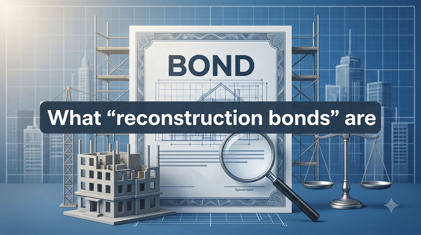What "reconstruction bonds" are