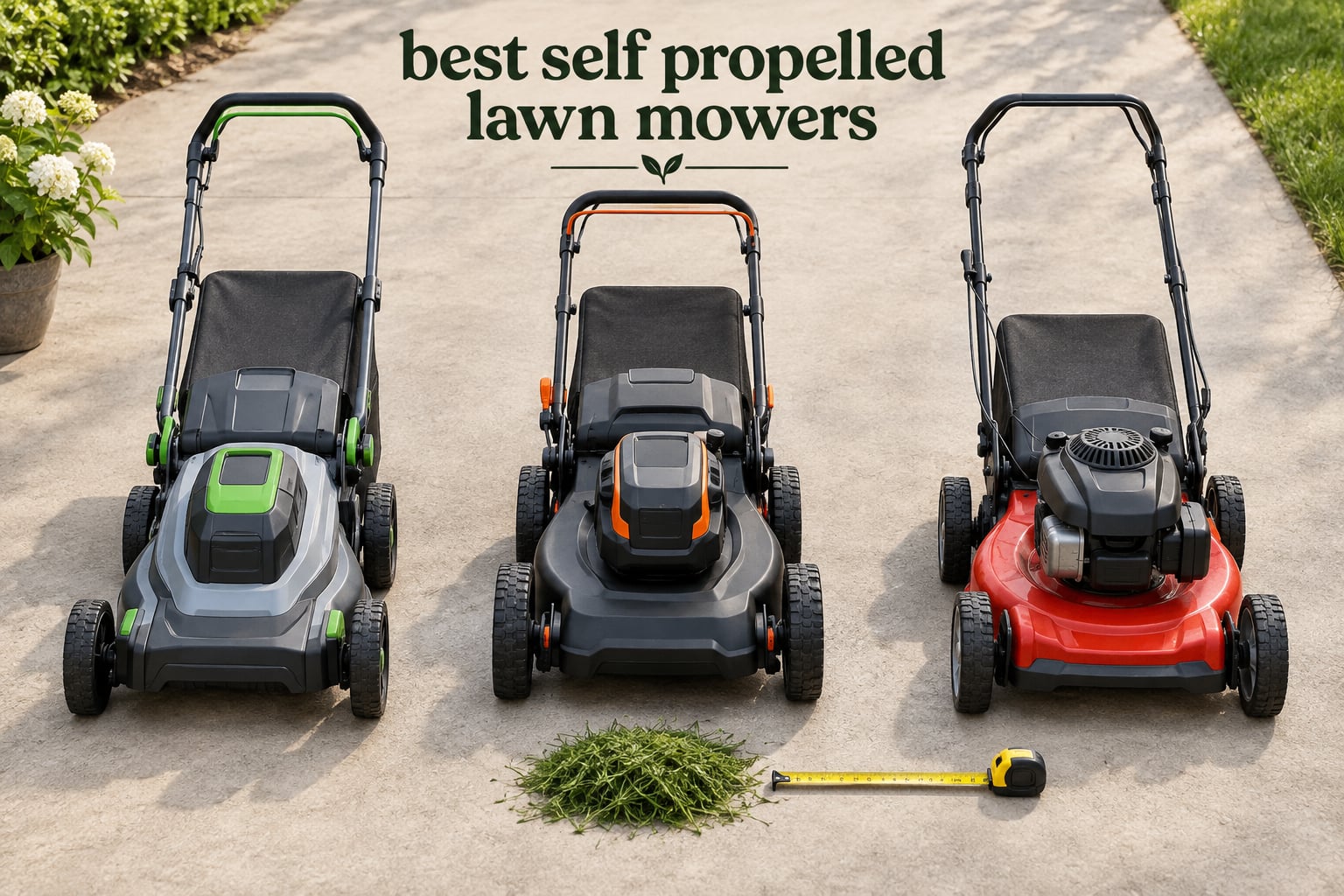best self propelled lawn mowers