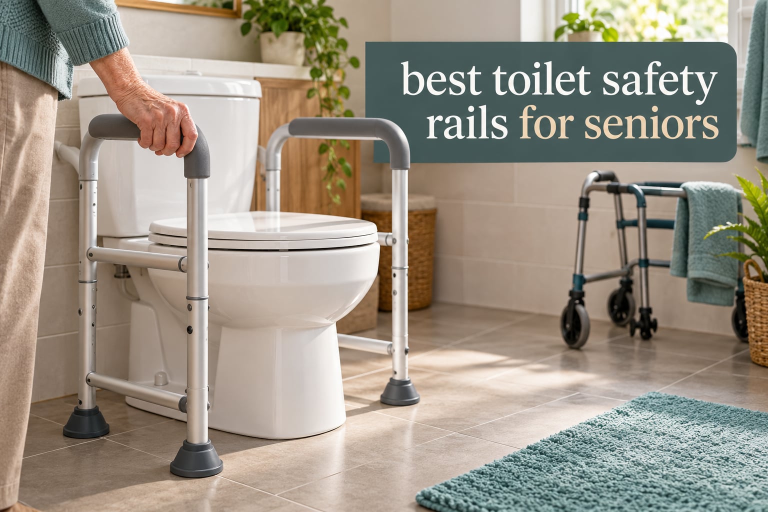 best toilet safety rails for seniors