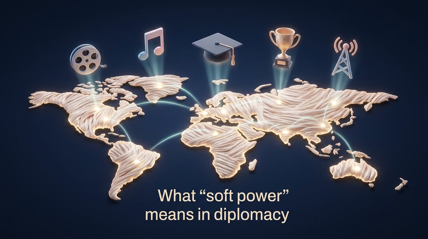What "soft power" means in diplomacy