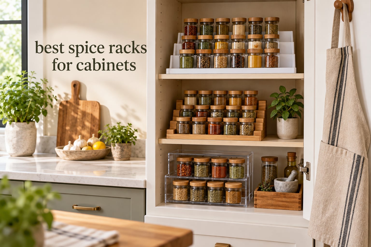 best spice racks for cabinets