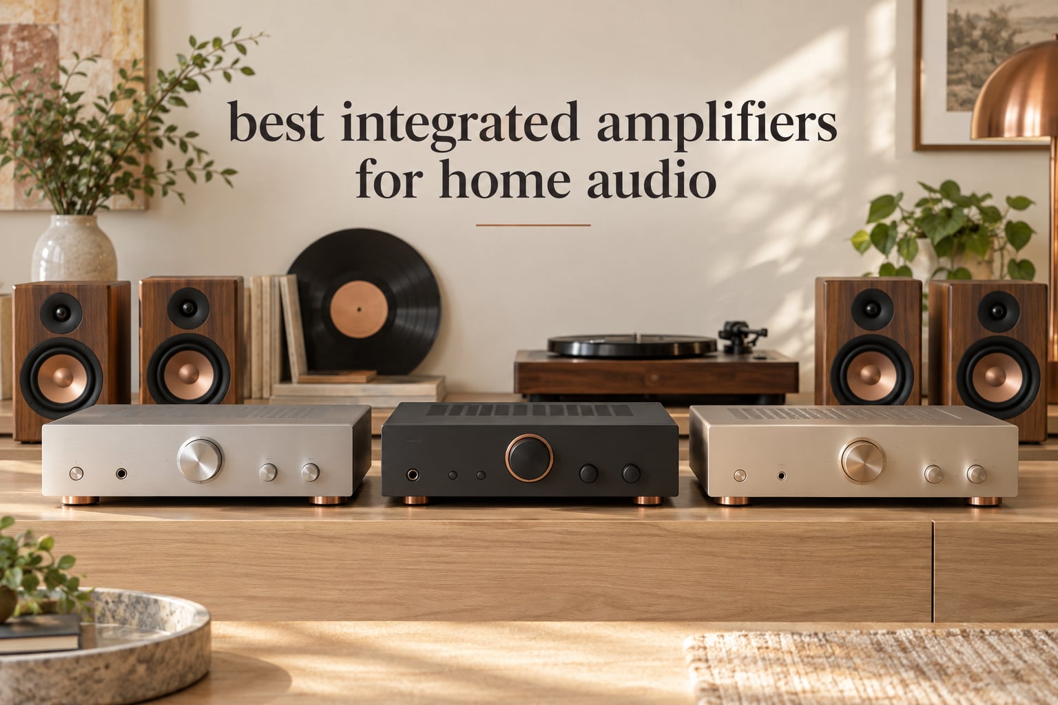 best integrated amplifiers for home audio