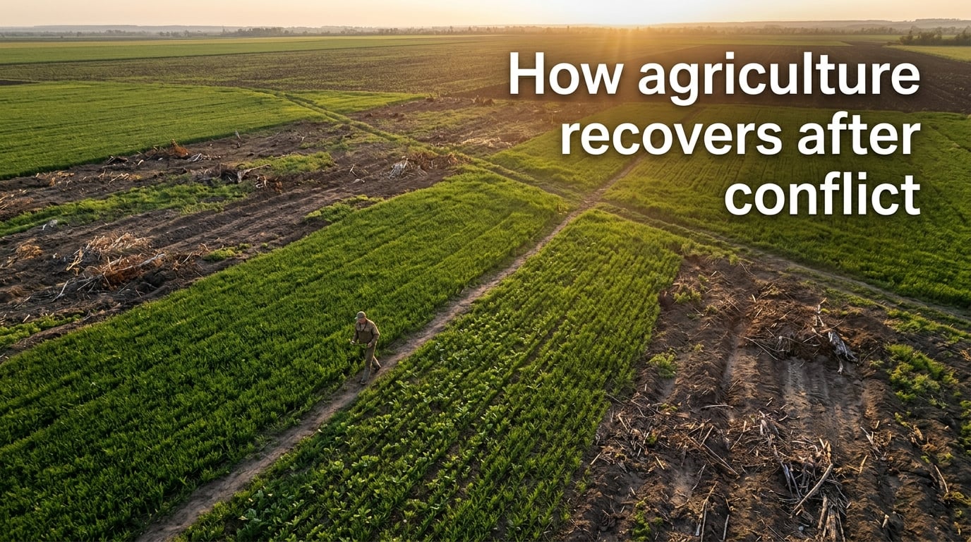 How agriculture recovers after conflict