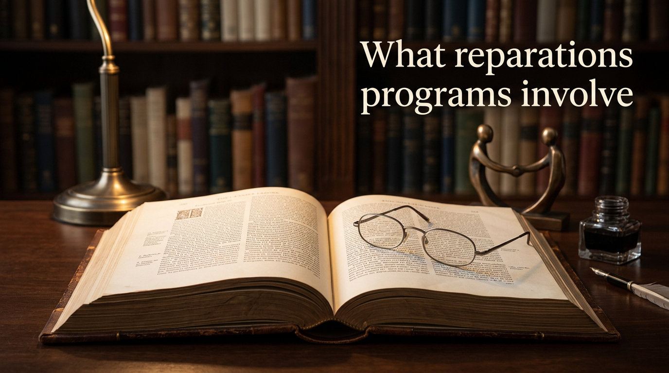 What reparations programs involve
