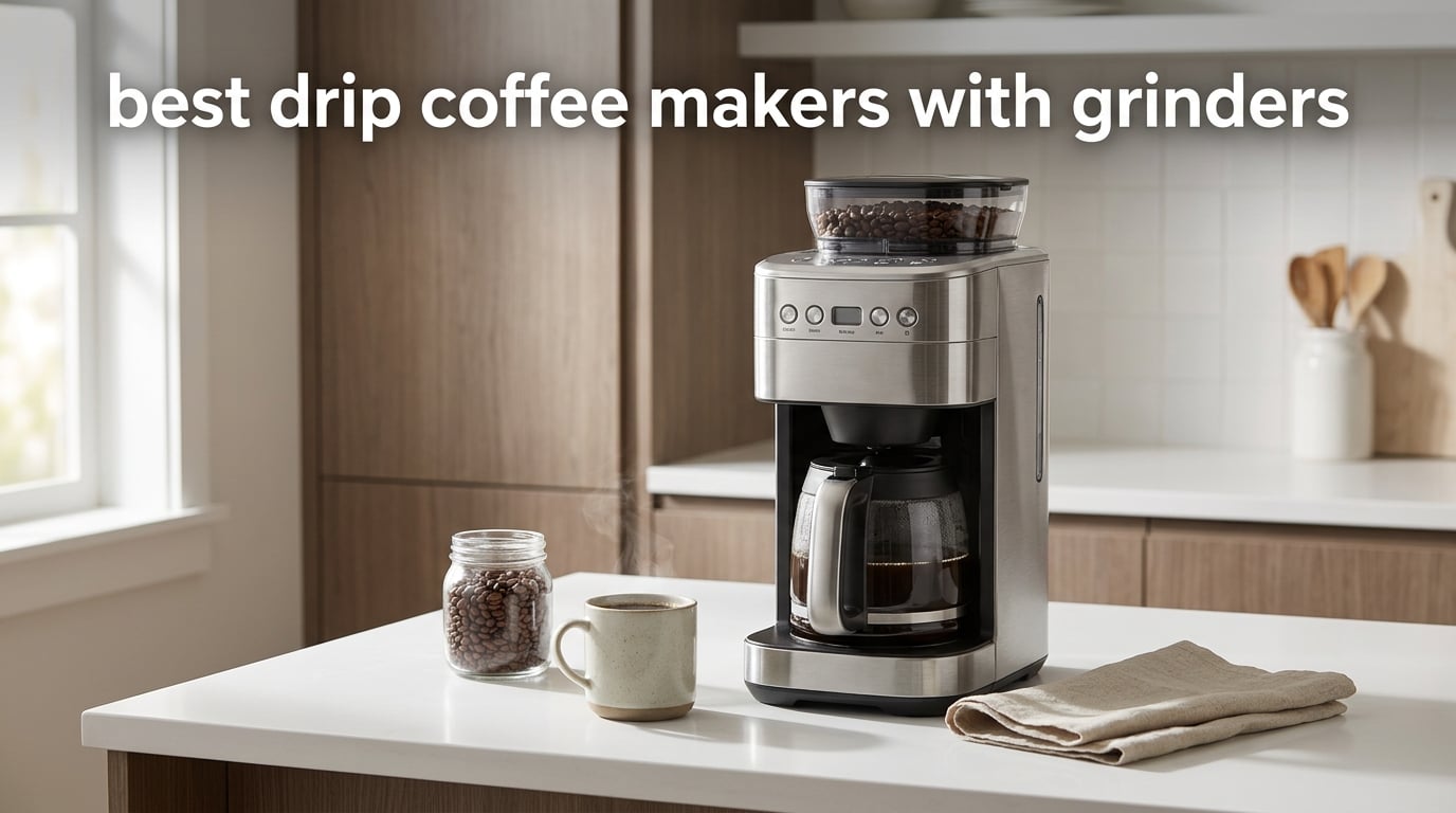best drip coffee makers with grinders