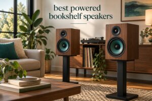 best powered bookshelf speakers