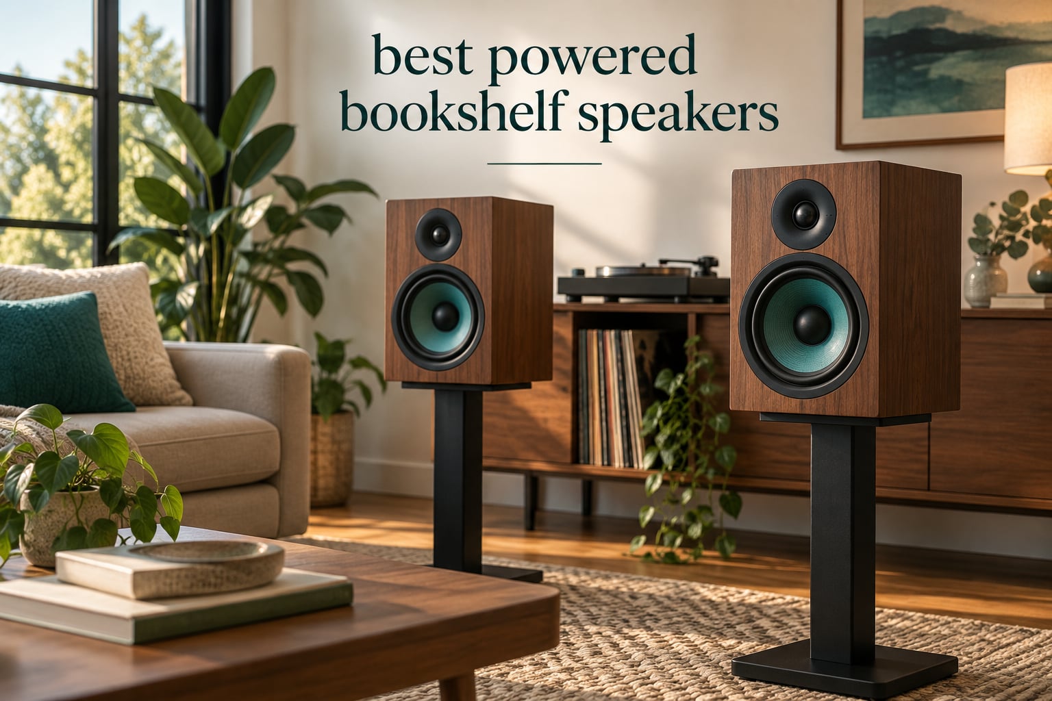 best powered bookshelf speakers
