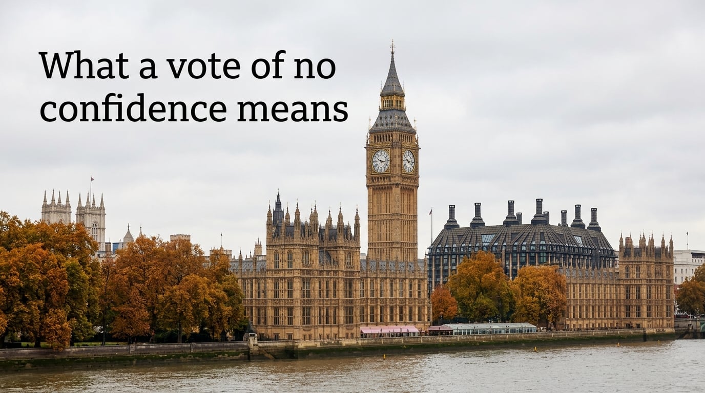 What a vote of no confidence means