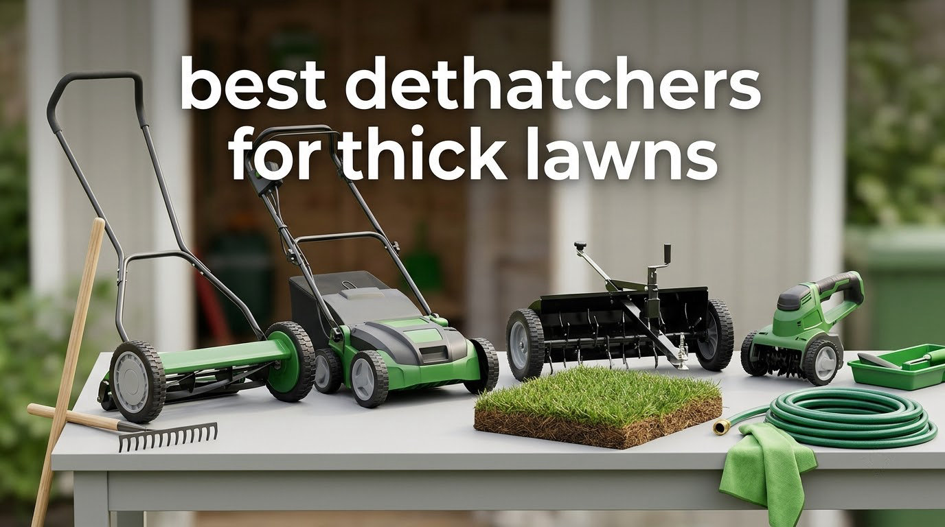 best dethatchers for thick lawns