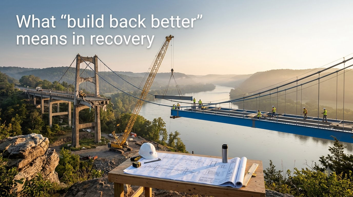 What "build back better" means in recovery