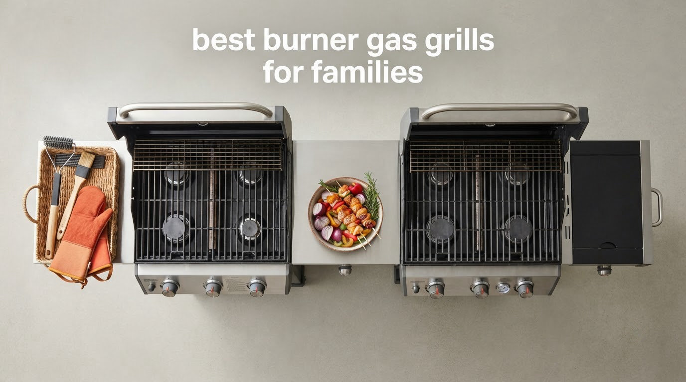 best 4 burner gas grills for families