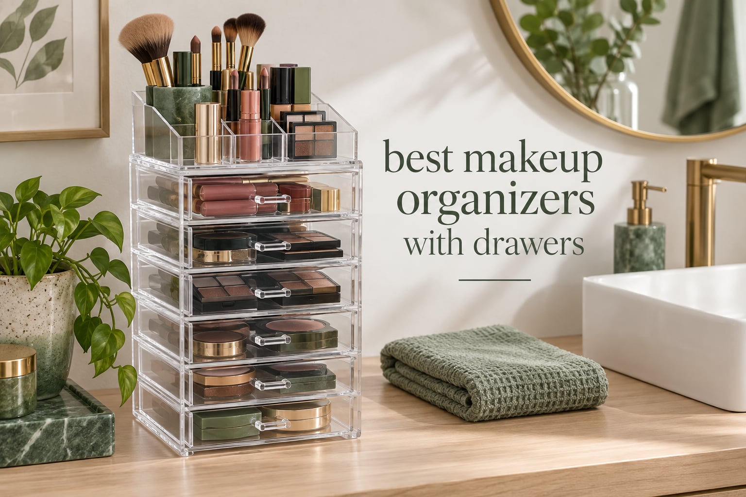 best makeup organizers with drawers