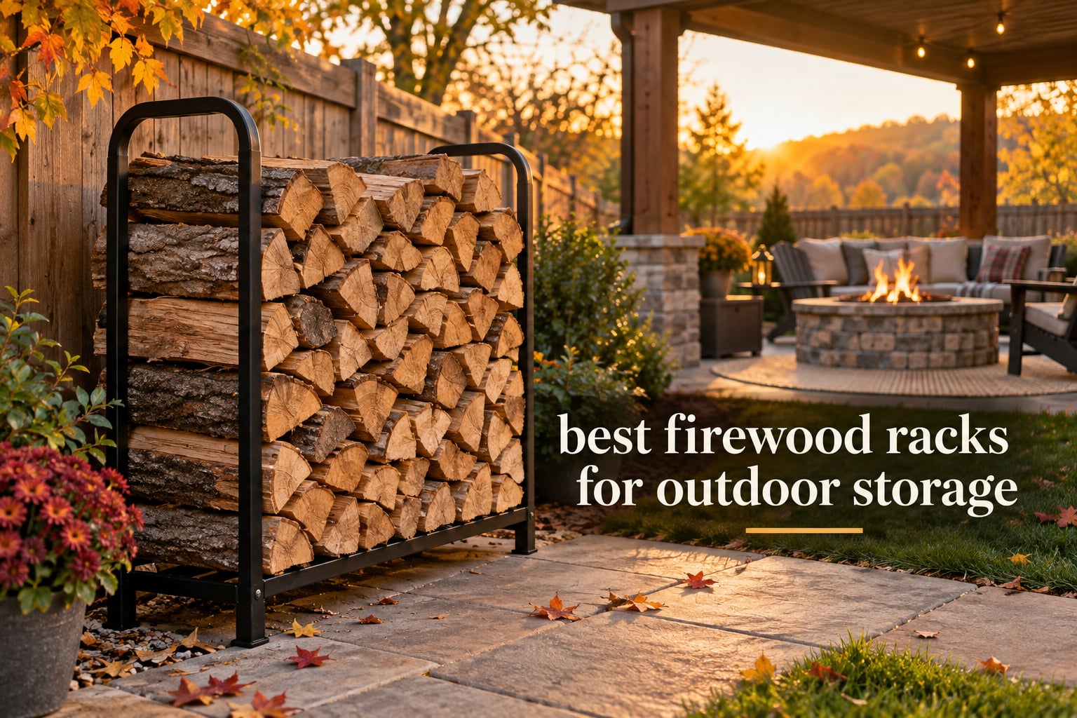 best firewood racks for outdoor storage