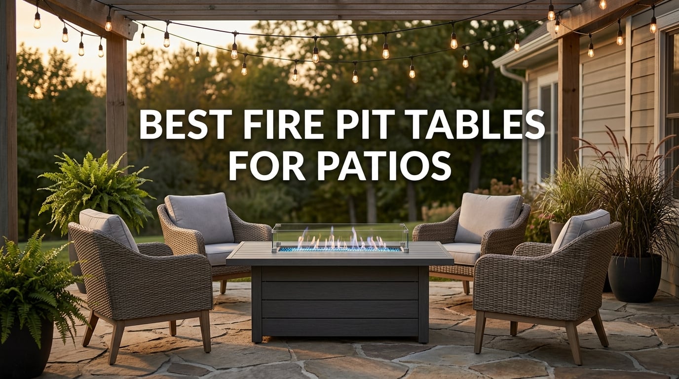 best fire pit tables for patios