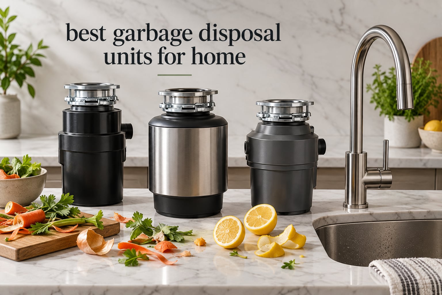 best garbage disposal units for home