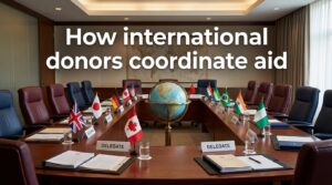 How international donors coordinate aid