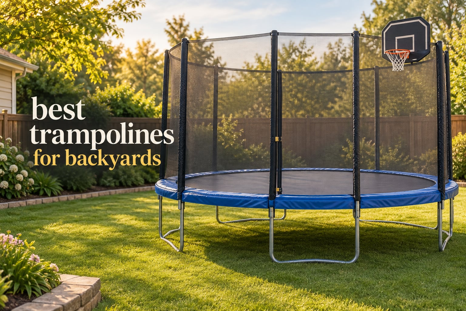 best trampolines for backyards