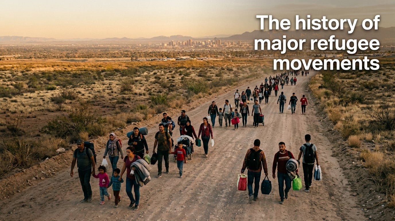 The history of major refugee movements