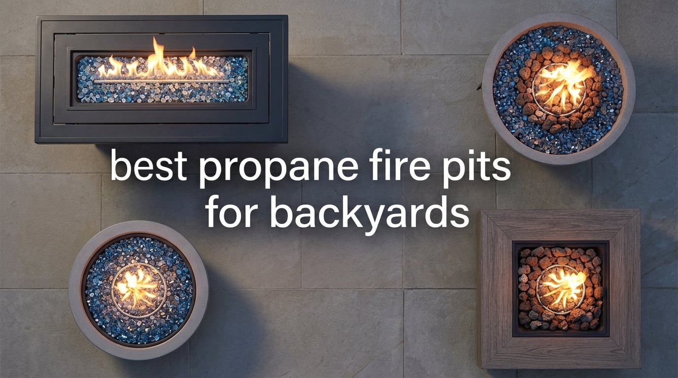 best propane fire pits for backyards