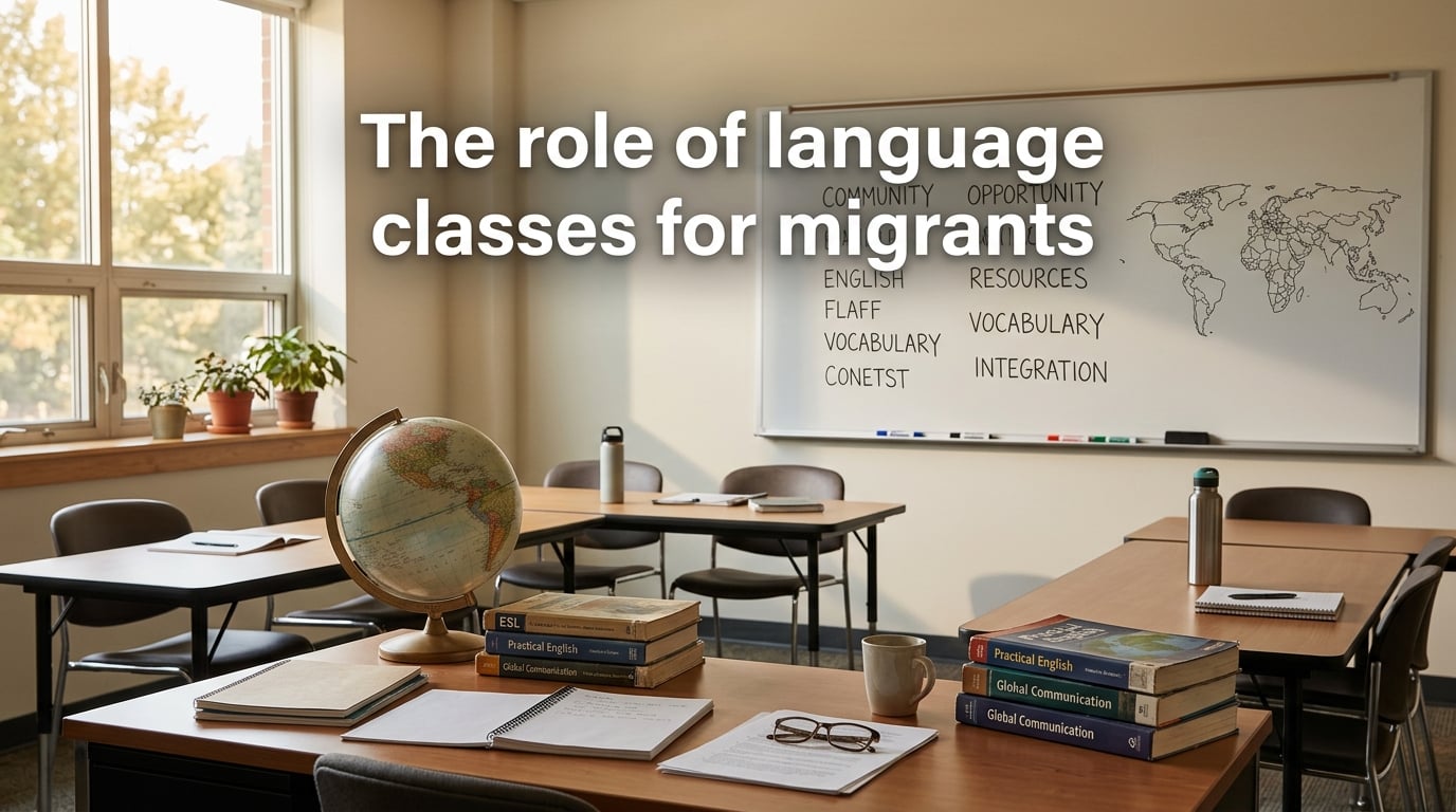 The role of language classes for migrants
