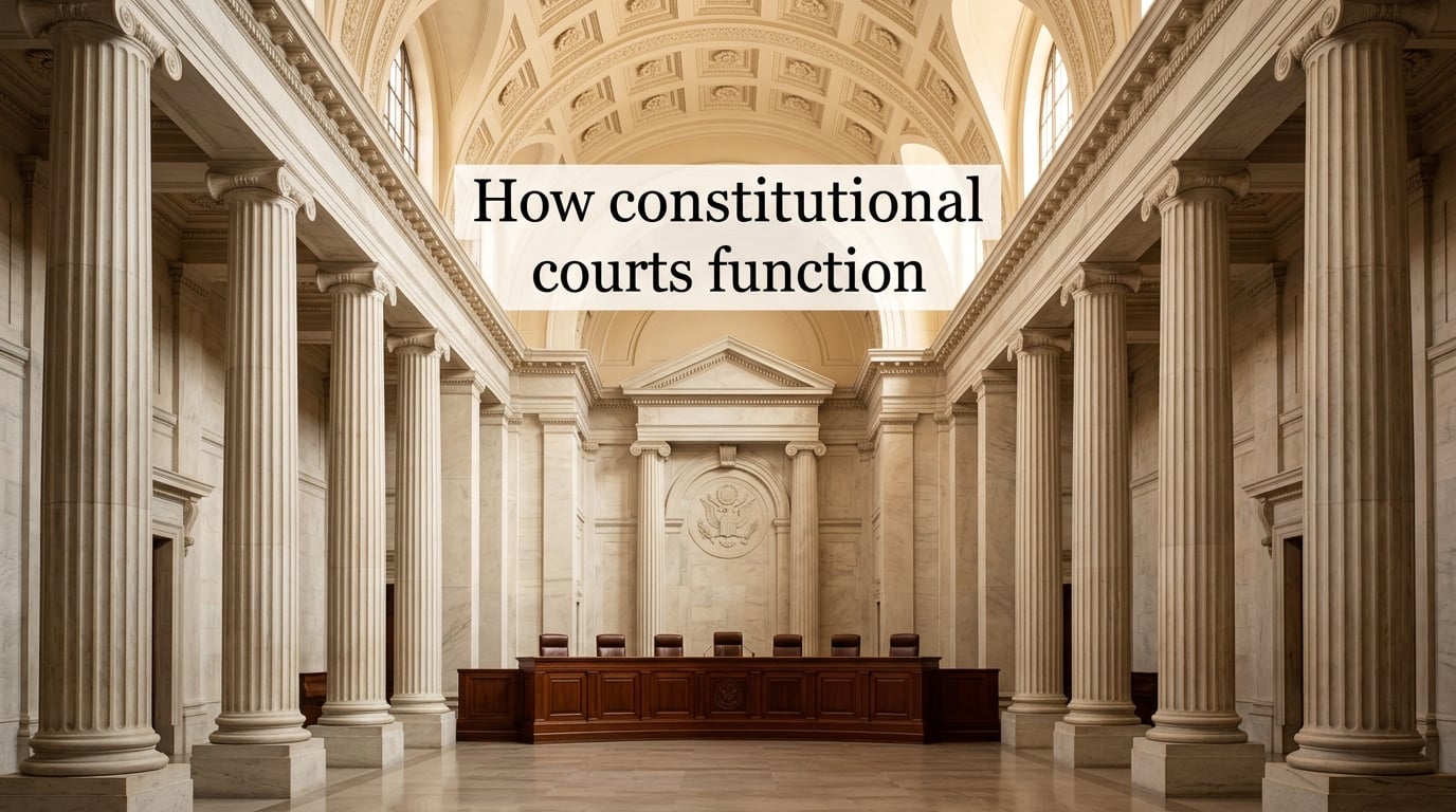 How constitutional courts function