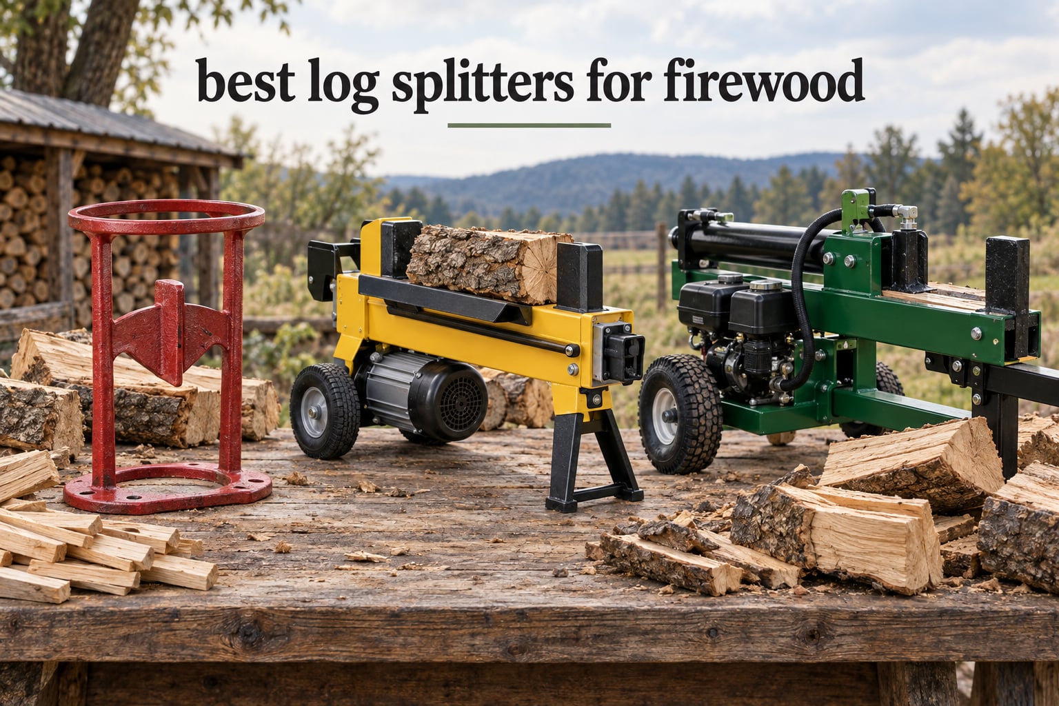 best log splitters for firewood