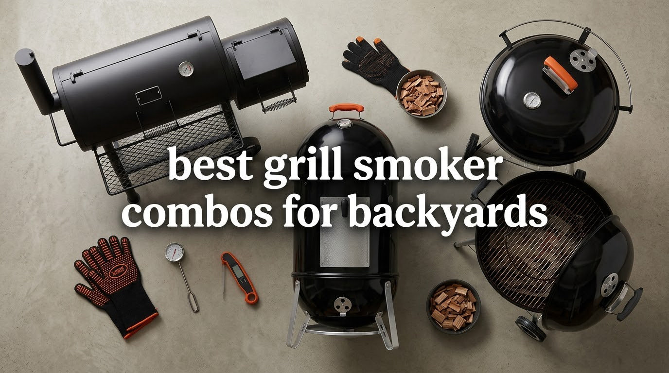best grill smoker combos for backyards