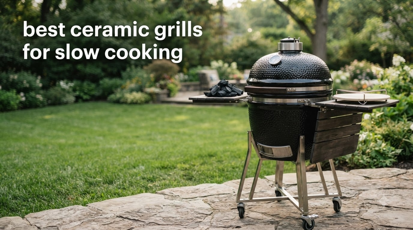 best ceramic grills for slow cooking
