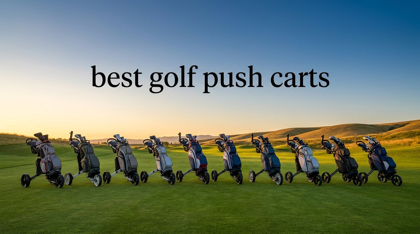 best golf push carts