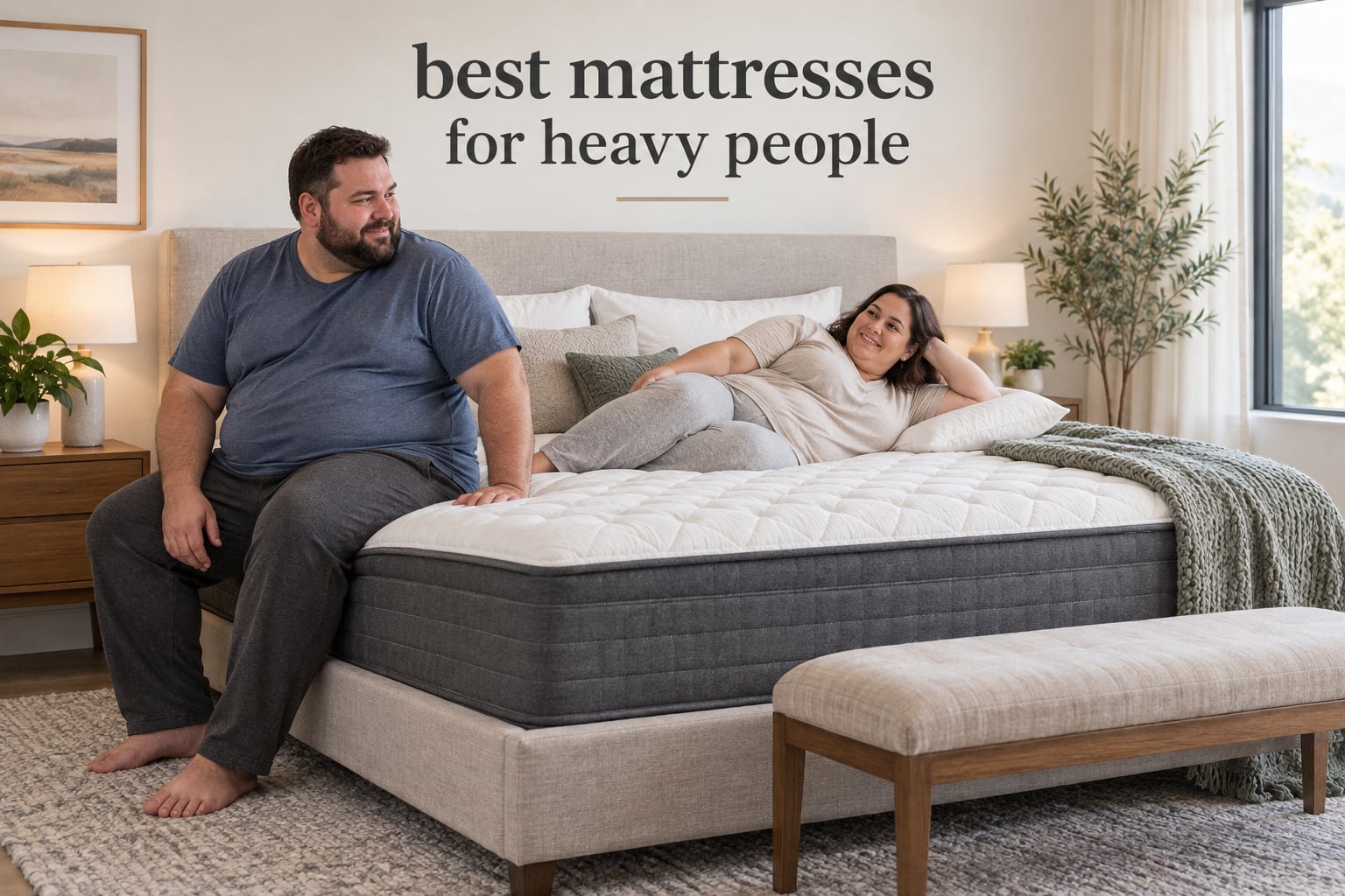best mattresses for heavy people