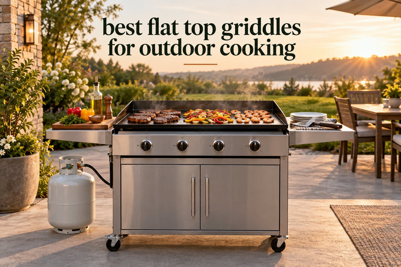 best flat top griddles for outdoor cooking