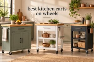 best kitchen carts on wheels