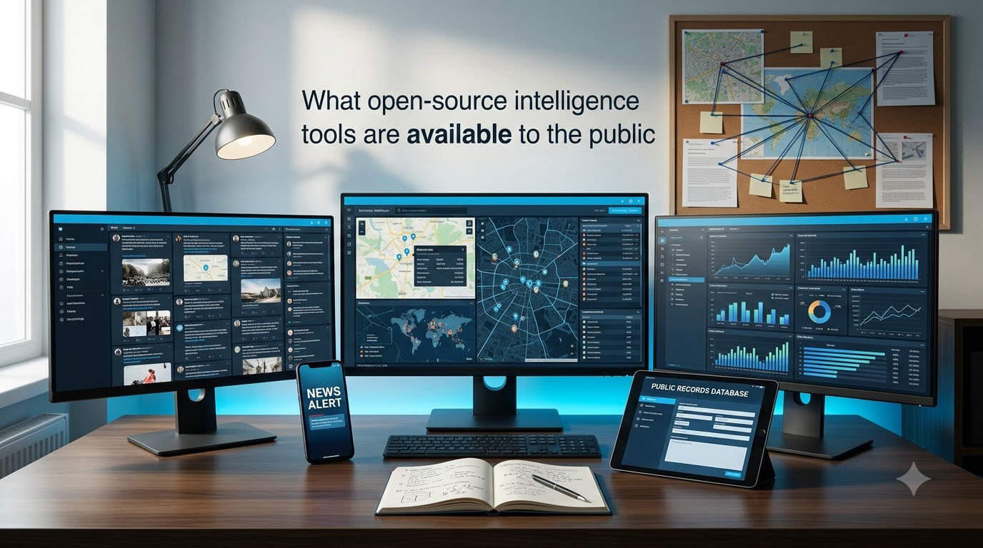 What open-source intelligence tools are available to the public