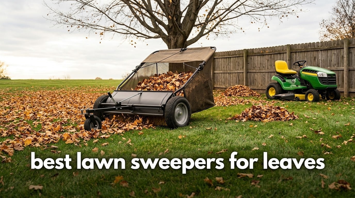 best lawn sweepers for leaves