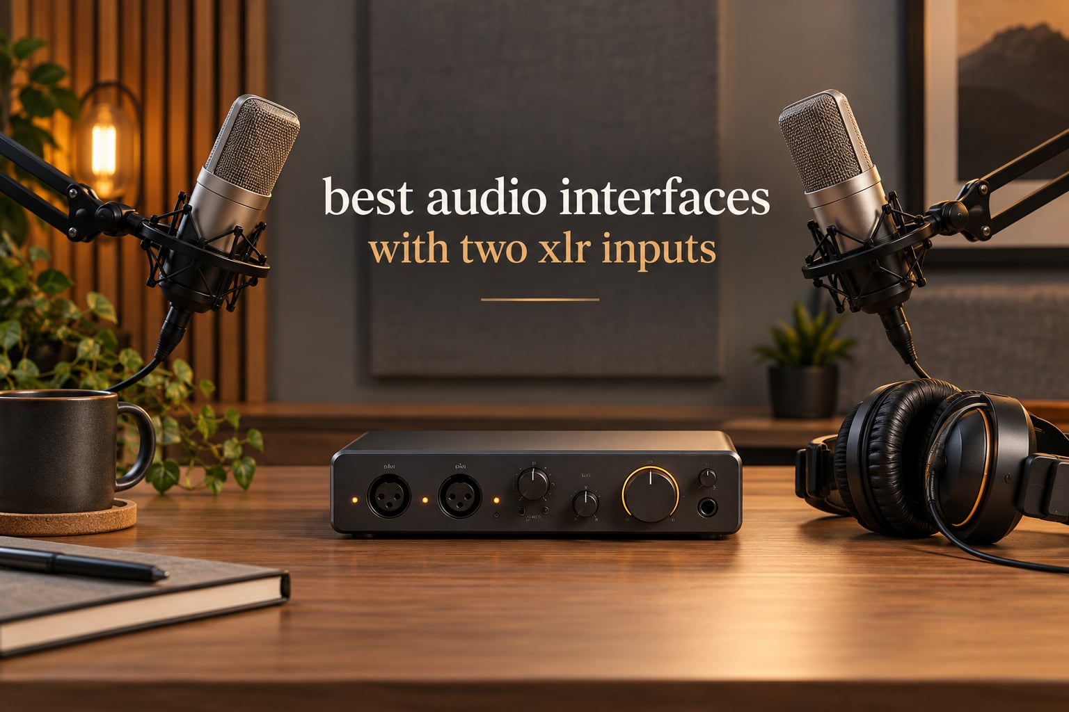 best audio interfaces with two xlr inputs