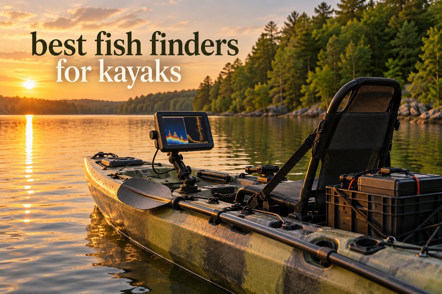 best fish finders for kayaks