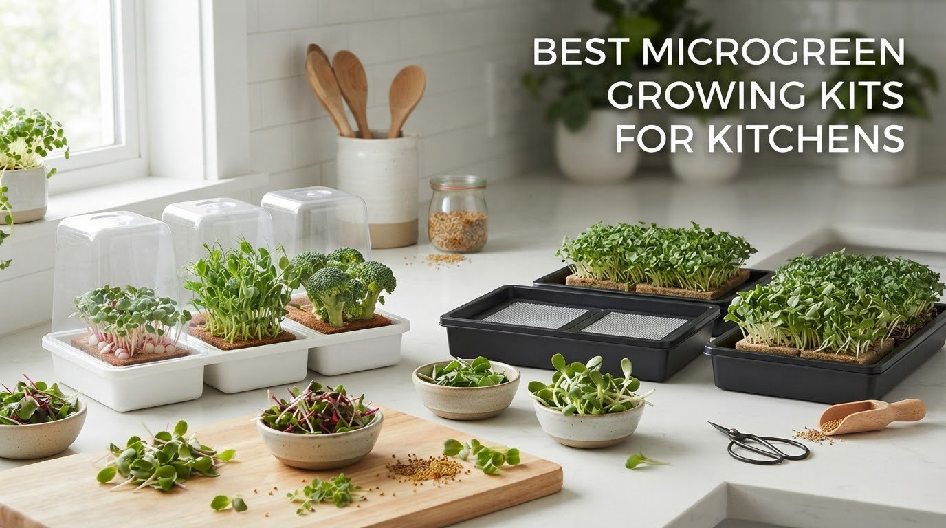 best microgreen growing kits for kitchens