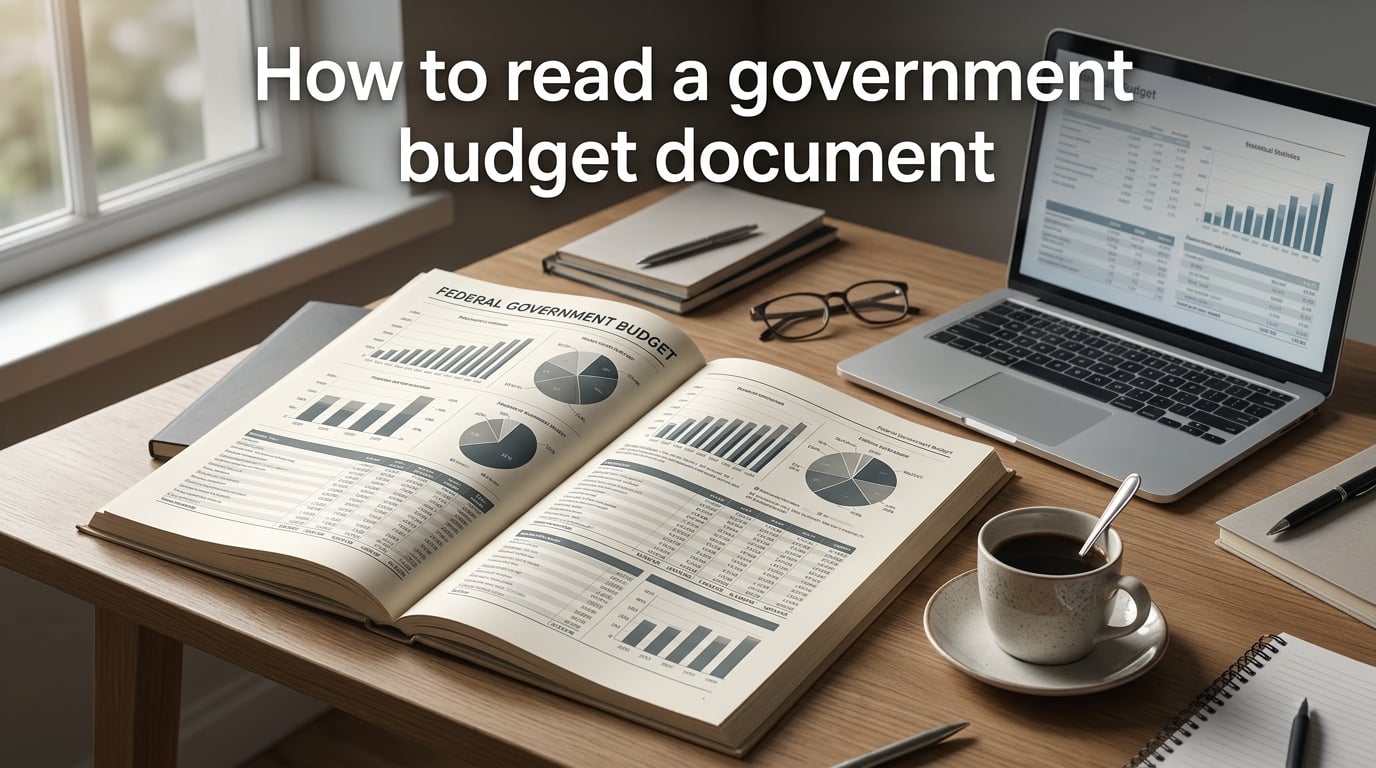How to read a government budget document