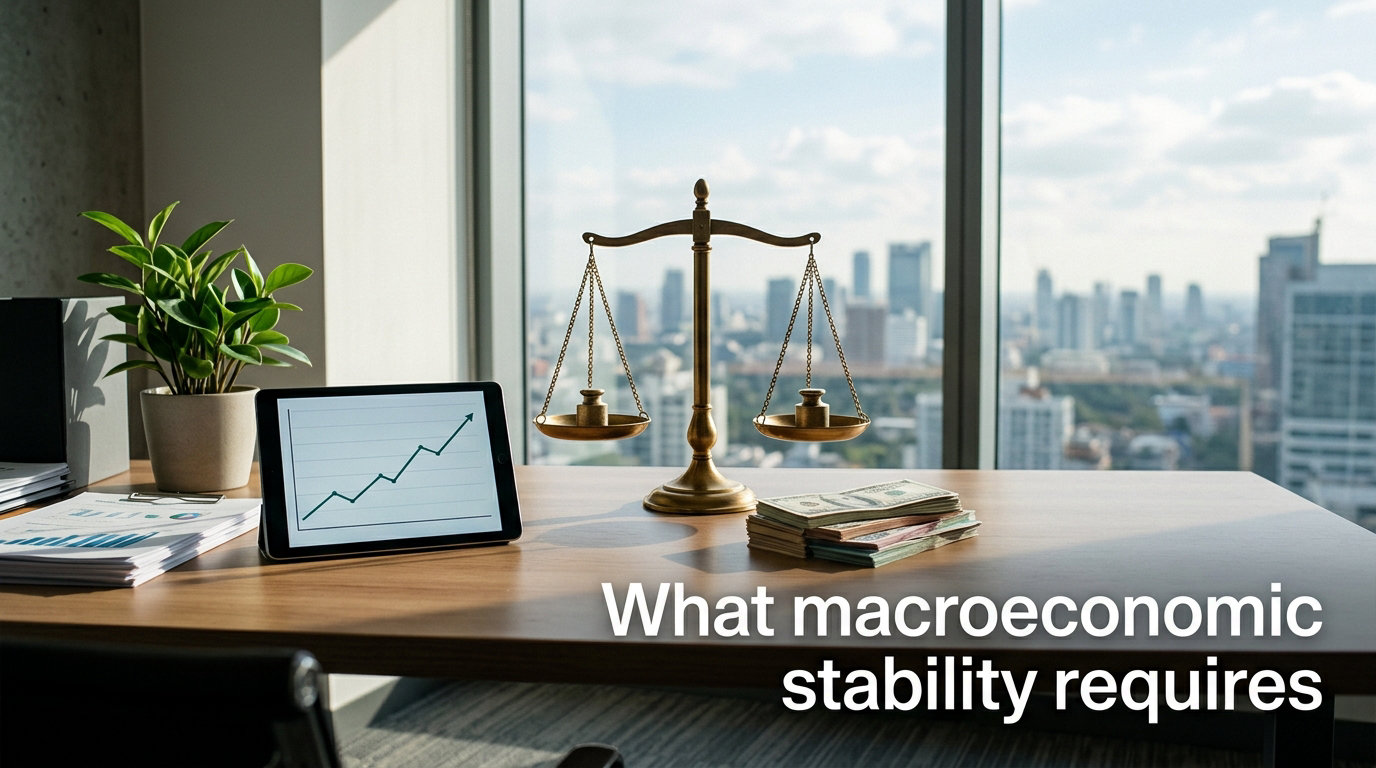 What macroeconomic stability requires