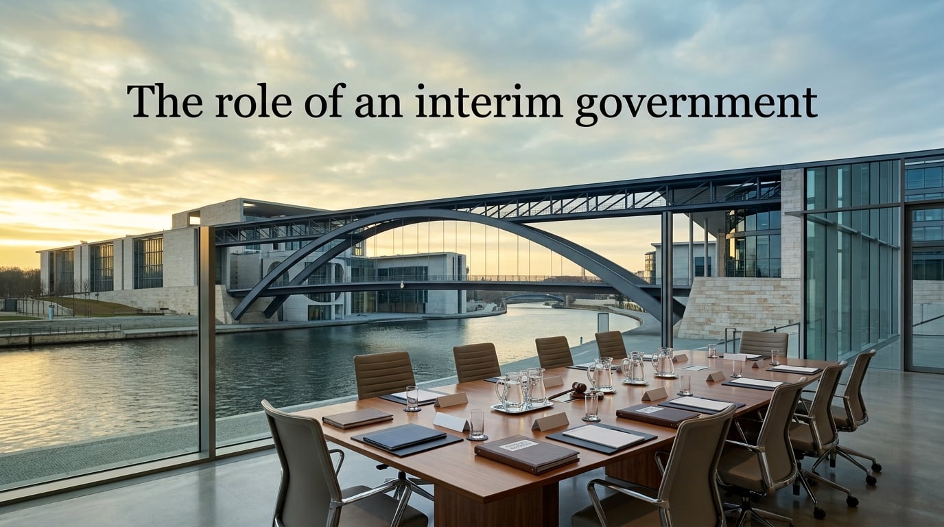 The role of an interim government