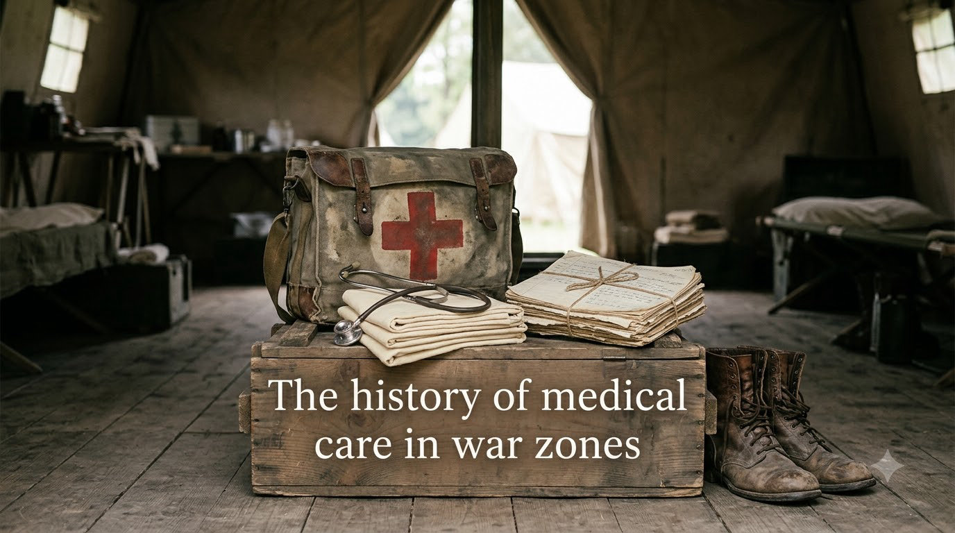 The history of medical care in war zones