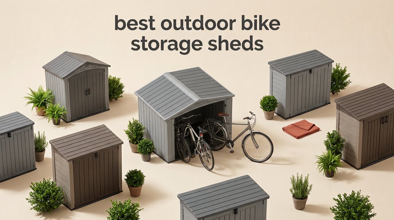 best outdoor bike storage sheds