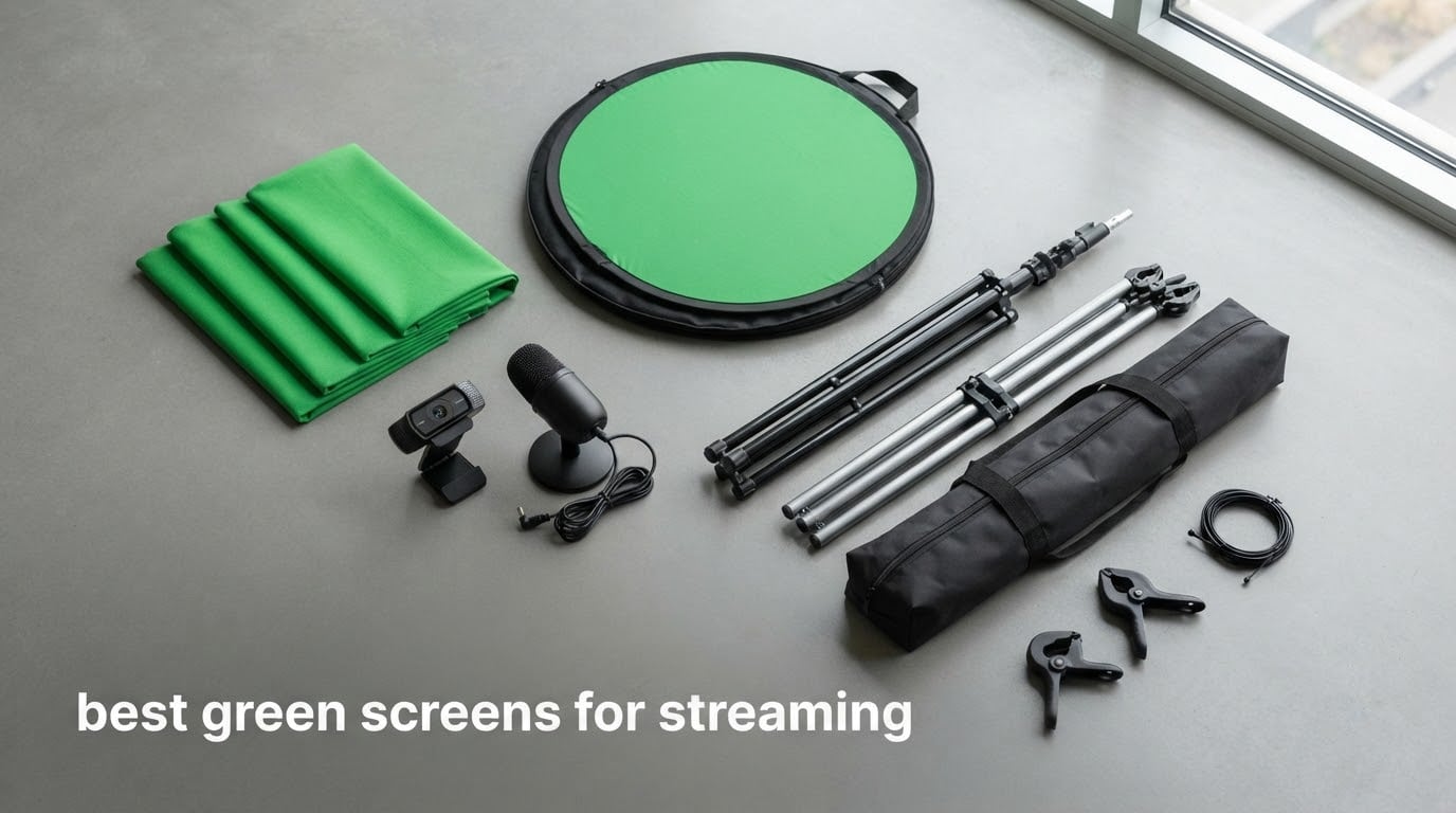 best green screens for streaming