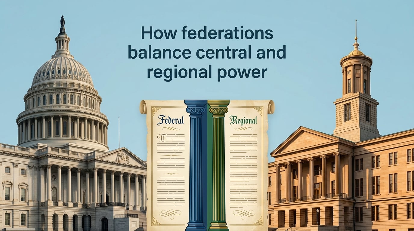 How federations balance central and regional power