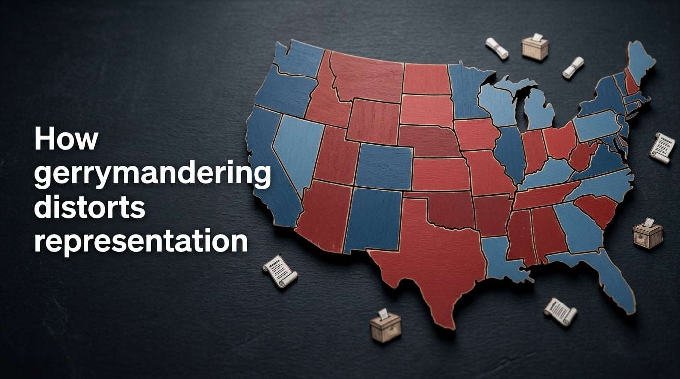 How gerrymandering distorts representation