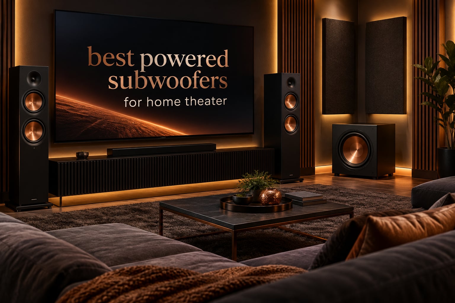 best powered subwoofers for home theater
