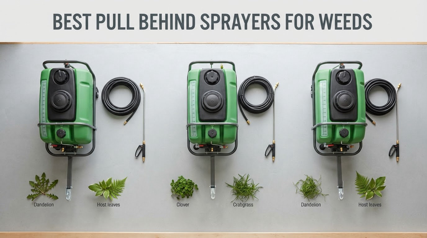 best pull behind sprayers for weeds