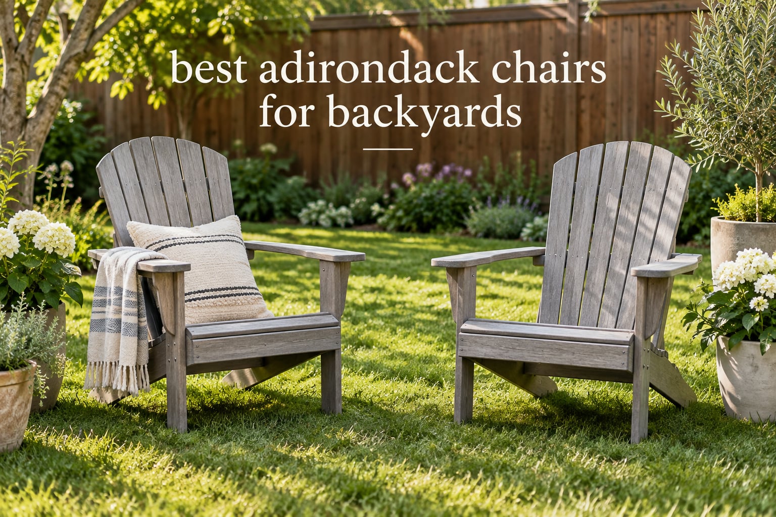 best adirondack chairs for backyards