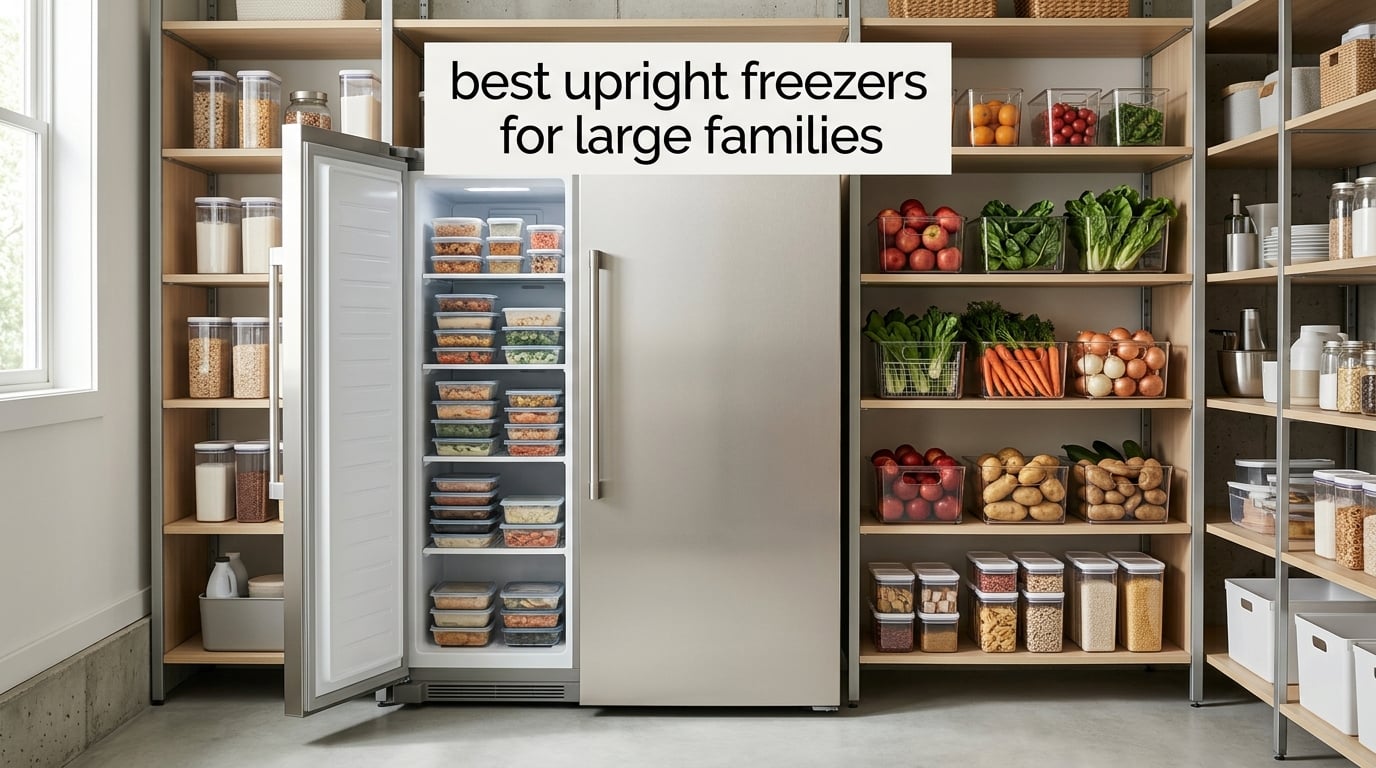 best upright freezers for large families